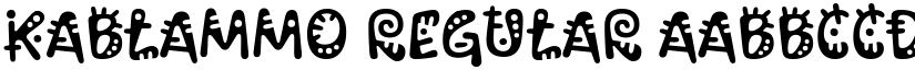 Kablammo Regular font