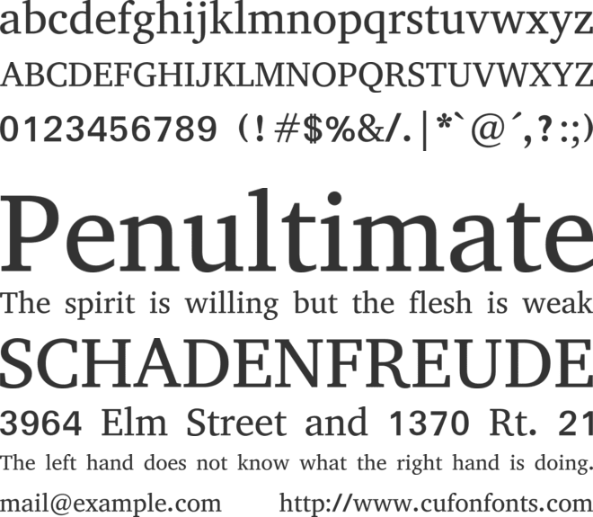 Abyssinica SIL font preview