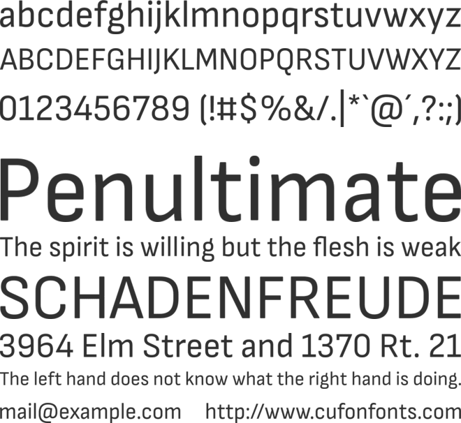Sofia Sans Semi Condensed font preview