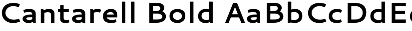 Cantarell Bold font