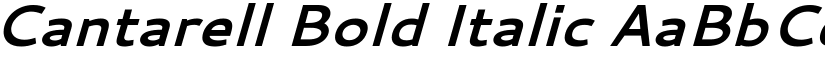 Cantarell Bold Italic font