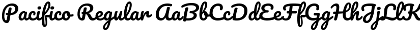 Pacifico Regular font