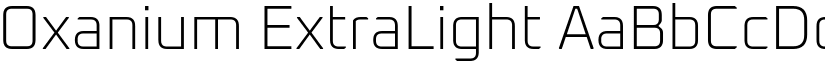 Oxanium ExtraLight (Variable) font
