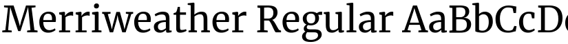 Merriweather Regular font