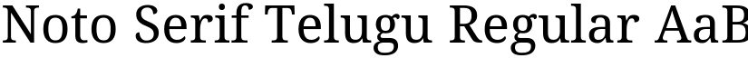 Noto Serif Telugu Regular (Variable) font