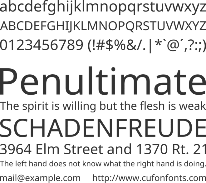 Noto Sans Coptic font preview