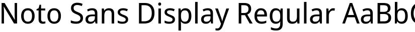 Noto Sans Display font download