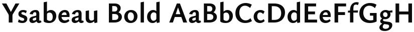 Ysabeau Bold (Variable) font