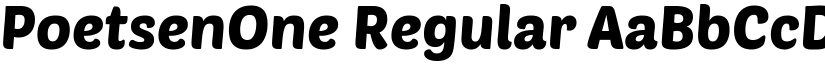 PoetsenOne Regular font