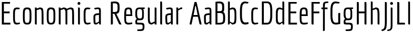 Economica Regular font