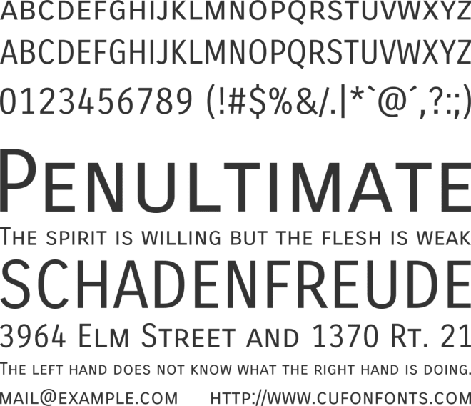 Carrois Gothic SC font preview
