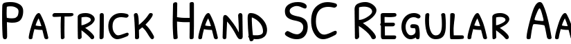 Patrick Hand SC Regular font