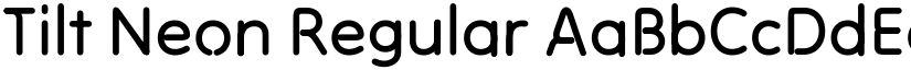 Tilt Neon Regular font