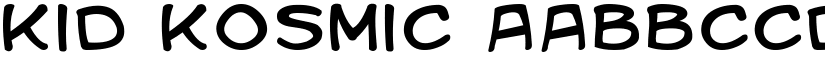 Kid Kosmic font