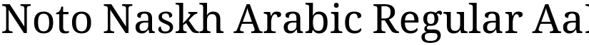Noto Naskh Arabic Regular (Variable) font