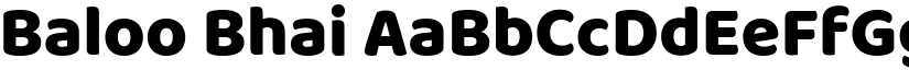 Baloo Bhai font
