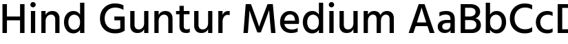 Hind Guntur Medium font