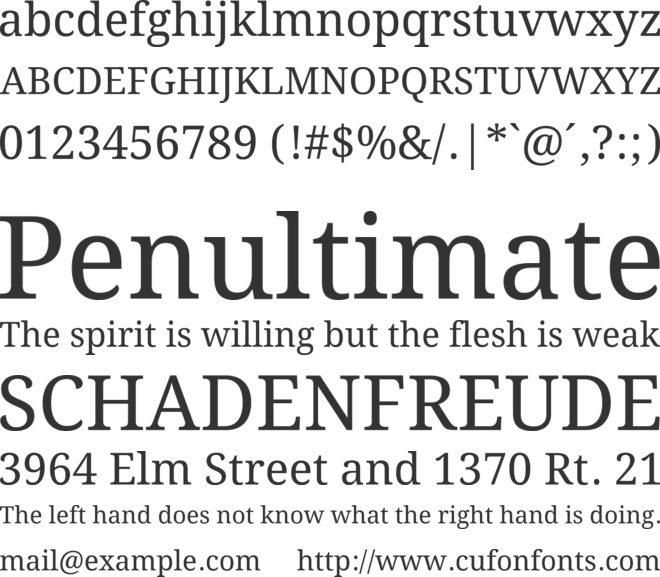 Noto Serif Bengali font preview