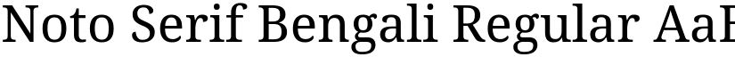 Noto Serif Bengali Regular (Variable) font
