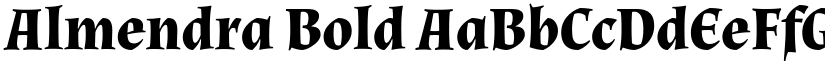 Almendra Bold font