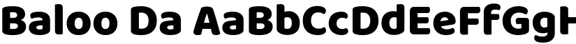 Baloo Da font