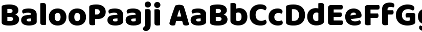 BalooPaaji font