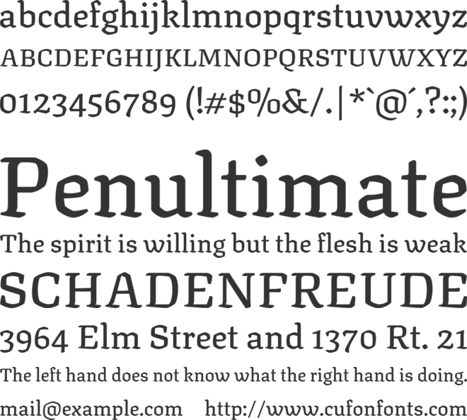 Texturina font preview