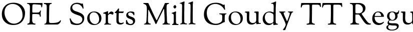 OFL Sorts Mill Goudy TT Regular font
