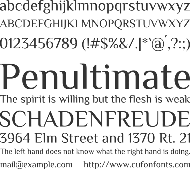 El Messiri font preview