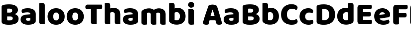 BalooThambi font