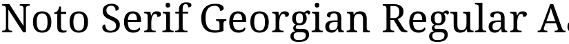 Noto Serif Georgian Regular (Variable) font
