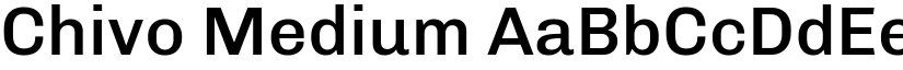 Chivo Medium (Variable) font