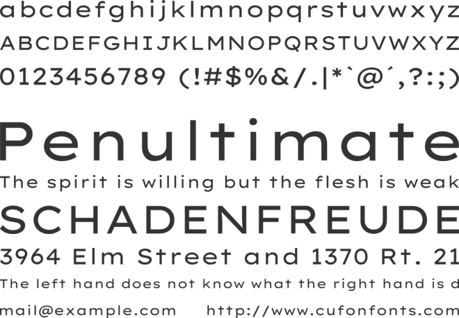 Lexend Peta font preview