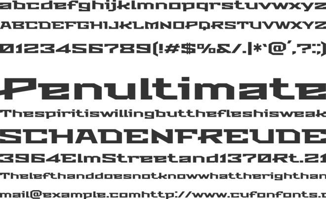 Stalinist One font preview