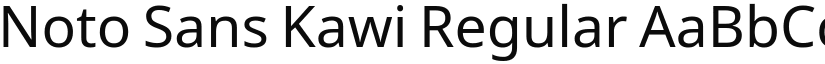 Noto Sans Kawi Regular (Variable) font