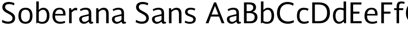 Soberana Sans font