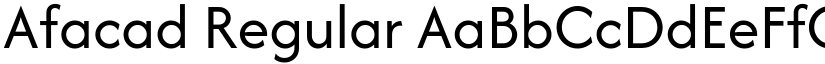 Afacad Regular (Variable) font