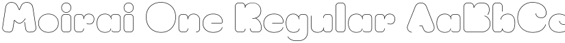 Moirai One Regular font