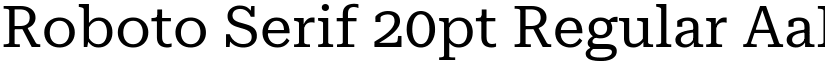 Roboto Serif 20pt Regular (Variable) font
