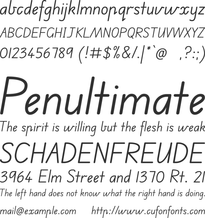 Edu VIC WA NT Beginner font preview