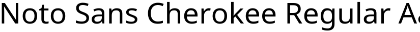 Noto Sans Cherokee Regular (Variable) font