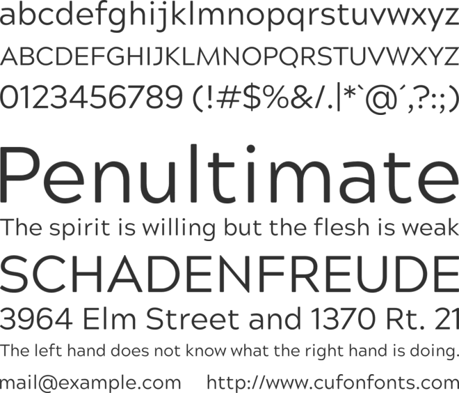 Acherus Grotesque font preview
