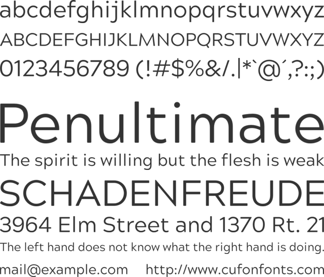 Acherus Grotesque font preview