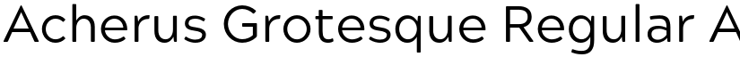 Acherus Grotesque font download