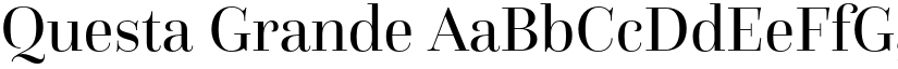 Questa Grande font download