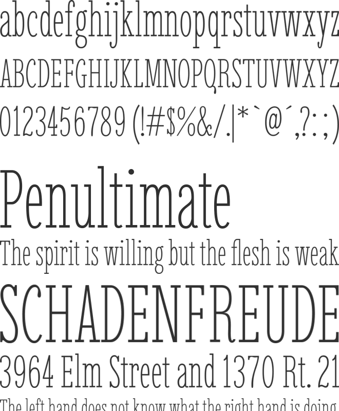 Imbue font preview