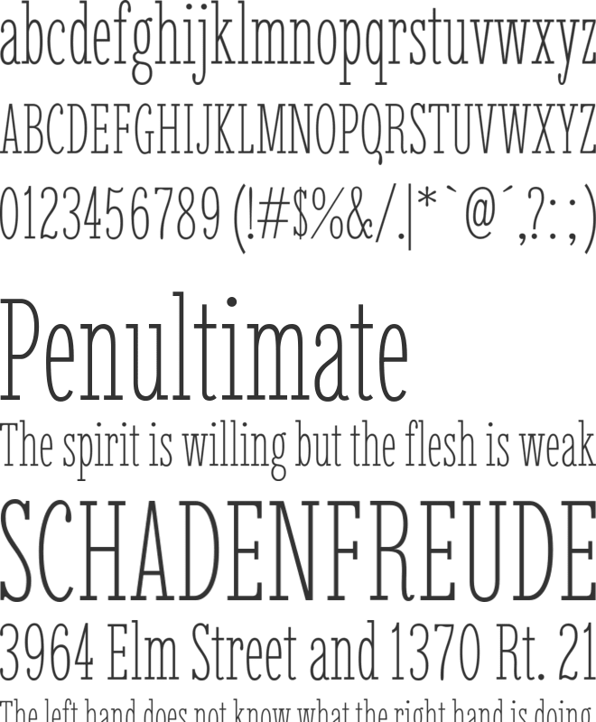 Imbue font preview