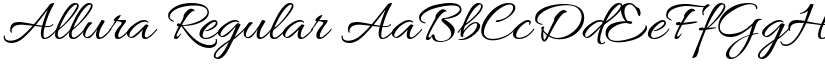 Allura Regular font