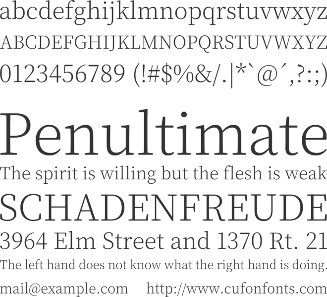 Noto Serif KR font preview