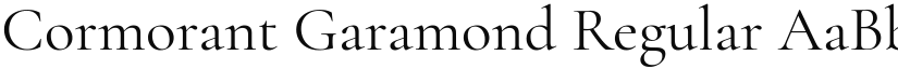Cormorant Garamond Regular font